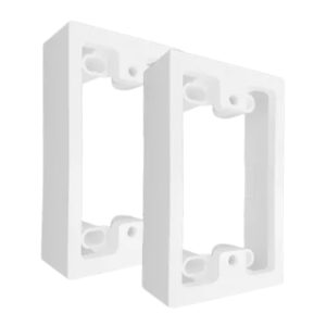 Hộp nhựa nổi dùng cho các mặt/ổ cắm/viền A20 mã AK2237N MPE - Thiết bị điện Mai Linh Electric