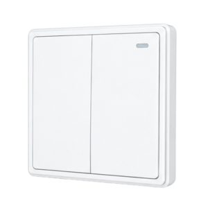 Mặt 2 công tắc 1 chiều màu trắng S702-W MPE - Thiết bị điện Mai Linh Electric