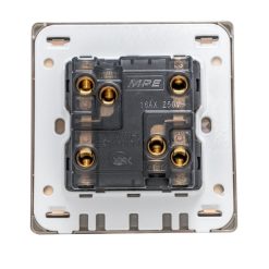 Mặt 2 công tắc 2 chiều 16A - 250V mã S702M MPE - Thiết bị điện Mai Linh Electric