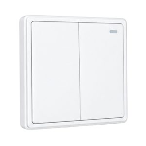Mặt 2 công tắc 2 chiều màu trắng S702M-W MPE - Thiết bị điện Mai Linh Electric
