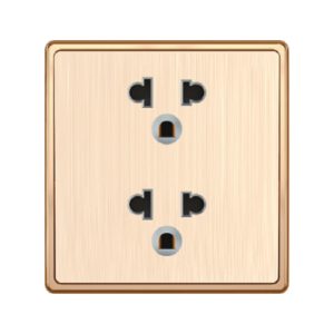 Mặt 2 ổ cắm 3 chấu mã S7UES2 MPE - Thiết bị điện Mai Linh Electric