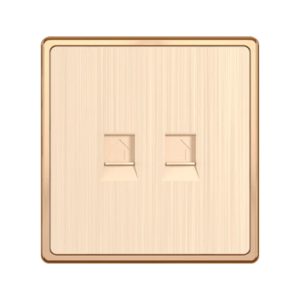 Mặt 2 ổ cắm điện thoại mã S7TEL/2 MPE - Thiết bị điện Mai Linh Electric