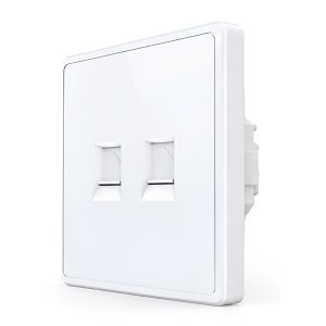 Mặt 2 ổ cắm điện thoại màu trắng S7TEL/2-W MPE - Thiết bị điện Mai Linh Electric