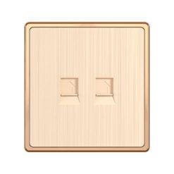 Mặt 2 ổ cắm mạng LAN mã S7LAN/2 MPE - Thiết bị điện Mai Linh Electric