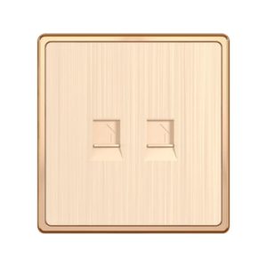 Mặt 2 ổ cắm mạng LAN mã S7LAN/2 MPE - Thiết bị điện Mai Linh Electric