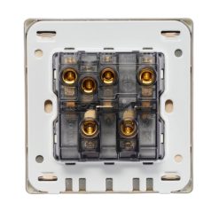 Mặt 3 công tắc 1 chiều 16A - 250V mã S703 MPE - Thiết bị điện Mai Linh Electric