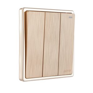 Mặt 3 công tắc 1 chiều 16A - 250V mã S703 MPE - Thiết bị điện Mai Linh Electric