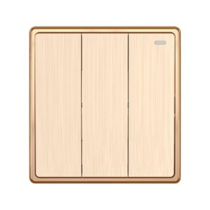 Mặt 3 công tắc 1 chiều 16A - 250V mã S703 MPE - Thiết bị điện Mai Linh Electric