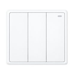 Mặt 3 công tắc 1 chiều màu trắng S703-W MPE - Thiết bị điện Mai Linh Electric