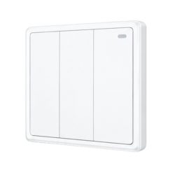 Mặt 3 công tắc 1 chiều màu trắng S703-W MPE - Thiết bị điện Mai Linh Electric