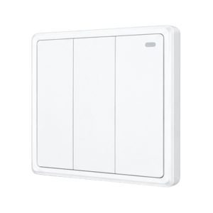 Mặt 3 công tắc 1 chiều màu trắng S703-W MPE - Thiết bị điện Mai Linh Electric