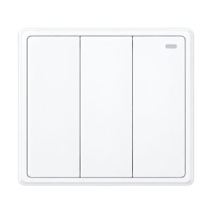 Mặt 3 công tắc 1 chiều màu trắng S703-W MPE - Thiết bị điện Mai Linh Electric