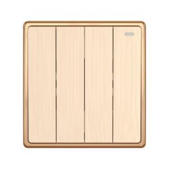 Mặt 4 công tắc 1 chiều 16A - 250V mã S704 MPE - Thiết bị điện Mai Linh Electric