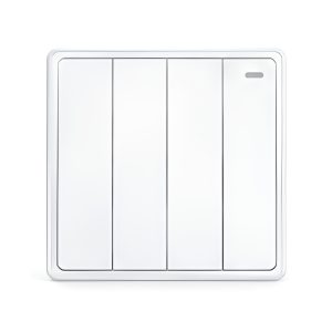 Mặt 4 công tắc 1 chiều màu trắng S704-W MPE - Thiết bị điện Mai Linh Electric