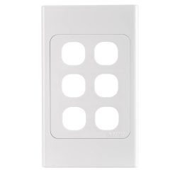 Mặt A20 Plus 6 Lỗ A206N MPE - Thiết bị điện Mai Linh Electric