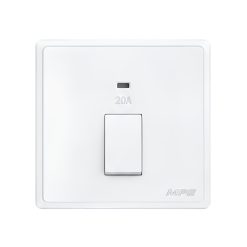 Mặt công tắc 2 cực 20A màu trắng S7MD20-W MPE - Thiết bị điện Mai Linh Electric