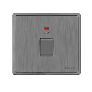Mặt công tắc 2 cực 20A màu xám S7MD20-GY MPE - Thiết bị điện Mai Linh Electric