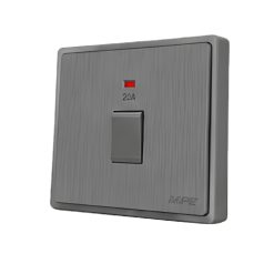 Mặt công tắc 2 cực 20A màu xám S7MD20-GY MPE - Thiết bị điện Mai Linh Electric