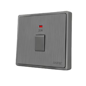 Mặt công tắc 2 cực 20A màu xám S7MD20-GY MPE - Thiết bị điện Mai Linh Electric