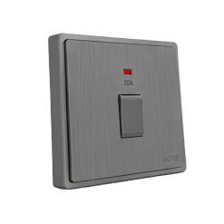Mặt công tắc 2 cực 20A màu xám S7MD20-GY MPE - Thiết bị điện Mai Linh Electric
