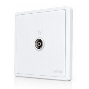 Mặt ổ cắm TV màu trắng S7TV-W MPE - Thiết bị điện Mai Linh Electric