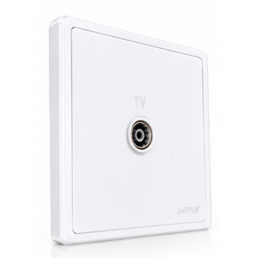 Mặt ổ cắm TV màu trắng S7TV-W MPE - Thiết bị điện Mai Linh Electric