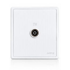 Mặt ổ cắm TV màu trắng S7TV-W MPE - Thiết bị điện Mai Linh Electric