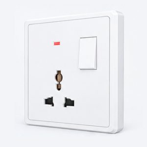 Mặt ổ cắm đa năng tích hợp công tắc màu trắng S7MS-W MPE - Thiết bị điện Mai Linh Electric