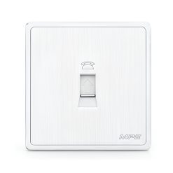 Mặt ổ cắm điện thoại màu trắng S7TEL-W MPE - Thiết bị điện Mai Linh Electric