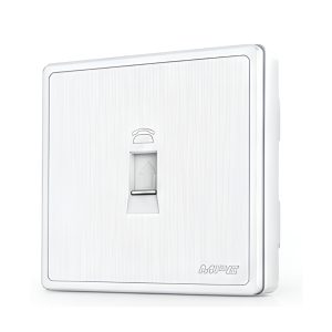Mặt ổ cắm điện thoại màu trắng S7TEL-W MPE - Thiết bị điện Mai Linh Electric