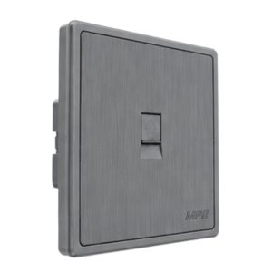 Mặt ổ cắm điện thoại màu xám S7TEL-GY MPE - Thiết bị điện Mai Linh Electric