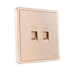Mặt ổ cắm điện thoại và mạng LAN mã S7TEL/LAN MPE - Thiết bị điện Mai Linh Electric