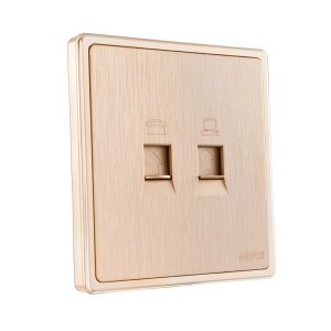 Mặt ổ cắm điện thoại và mạng LAN mã S7TEL/LAN MPE - Thiết bị điện Mai Linh Electric