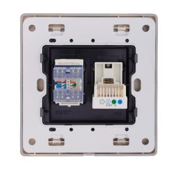 Mặt ổ cắm điện thoại và mạng LAN mã S7TEL/LAN MPE - Thiết bị điện Mai Linh Electric