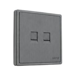 Mặt ổ cắm điện thoại và mạng LAN màu xám S7TEL/LAN-GY MPE - Thiết bị điện Mai Linh Electric