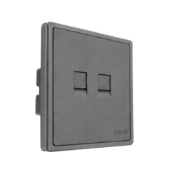 Mặt ổ cắm điện thoại và mạng LAN màu xám S7TEL/LAN-GY MPE - Thiết bị điện Mai Linh Electric