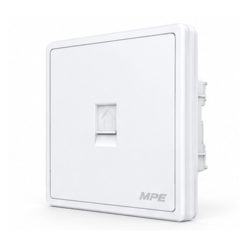 Mặt ổ cắm mạng LAN màu trắng S7LAN-W MPE - Thiết bị điện Mai Linh Electric