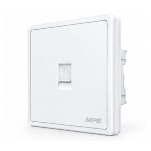 Mặt ổ cắm mạng LAN màu trắng S7LAN-W MPE - Thiết bị điện Mai Linh Electric