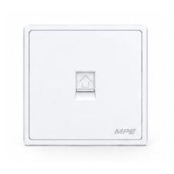 Mặt ổ cắm mạng LAN màu trắng S7LAN-W MPE - Thiết bị điện Mai Linh Electric