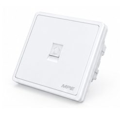 Mặt ổ cắm mạng LAN màu trắng S7LAN-W MPE - Thiết bị điện Mai Linh Electric