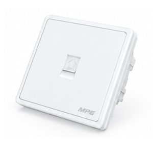 Mặt ổ cắm mạng LAN màu trắng S7LAN-W MPE - Thiết bị điện Mai Linh Electric