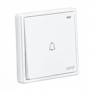 Nút nhấn chuông 6A - 250V màu trắng S7DBP-W MPE - Thiết bị điện Mai Linh Electric