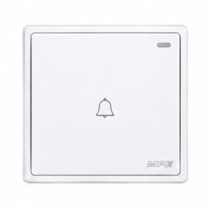 Nút nhấn chuông 6A - 250V màu trắng S7DBP-W MPE - Thiết bị điện Mai Linh Electric