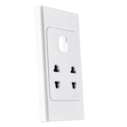 Ổ cắm đôi 2 chấu 16A và 1 lỗ A20US2XN MPE - Thiết bị điện Mai Linh Electric