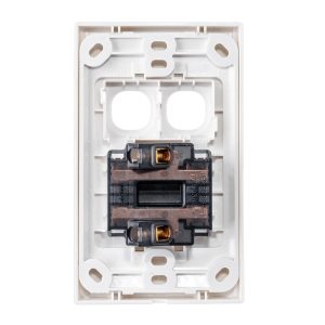 Ổ cắm đôi 2 chấu 16A và 2 lỗ A20US2XXN MPE - Thiết bị điện Mai Linh Electric
