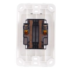 Ổ cắm đôi 2 chấu đế liền mã A20US2N MPE - Thiết bị điện Mai Linh Electric