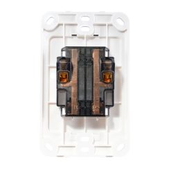 Ổ cắm đôi 3 chấu đế liền A20UES2N MPE - Thiết bị điện Mai Linh Electric