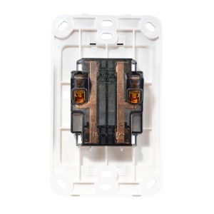 Ổ cắm đôi 3 chấu đế liền A20UES2N MPE - Thiết bị điện Mai Linh Electric