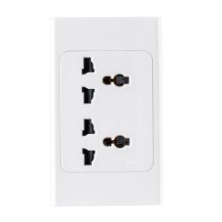 Ổ cắm đôi đa năng đế liền A20UESM2N MPE - Thiết bị điện Mai Linh Electric