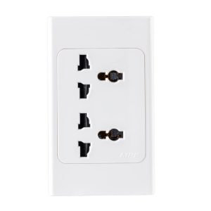 Ổ cắm đôi đa năng đế liền A20UESM2N MPE - Thiết bị điện Mai Linh Electric